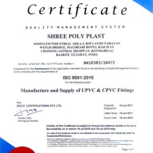 An ISO 9001:2015 Certified Company